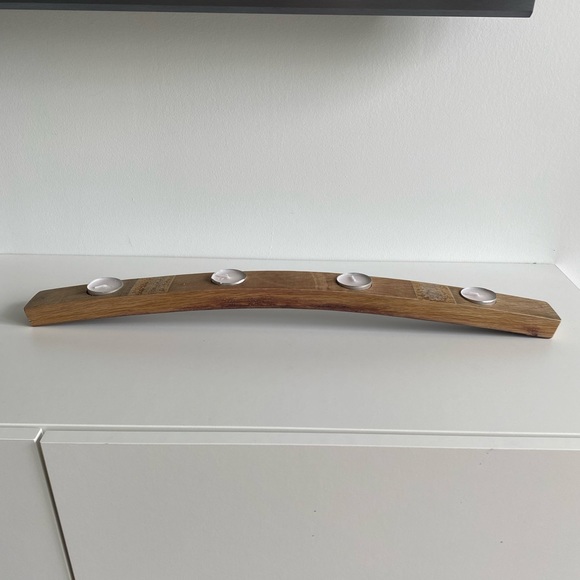 Wood Candle Holder - Picture 2 of 2